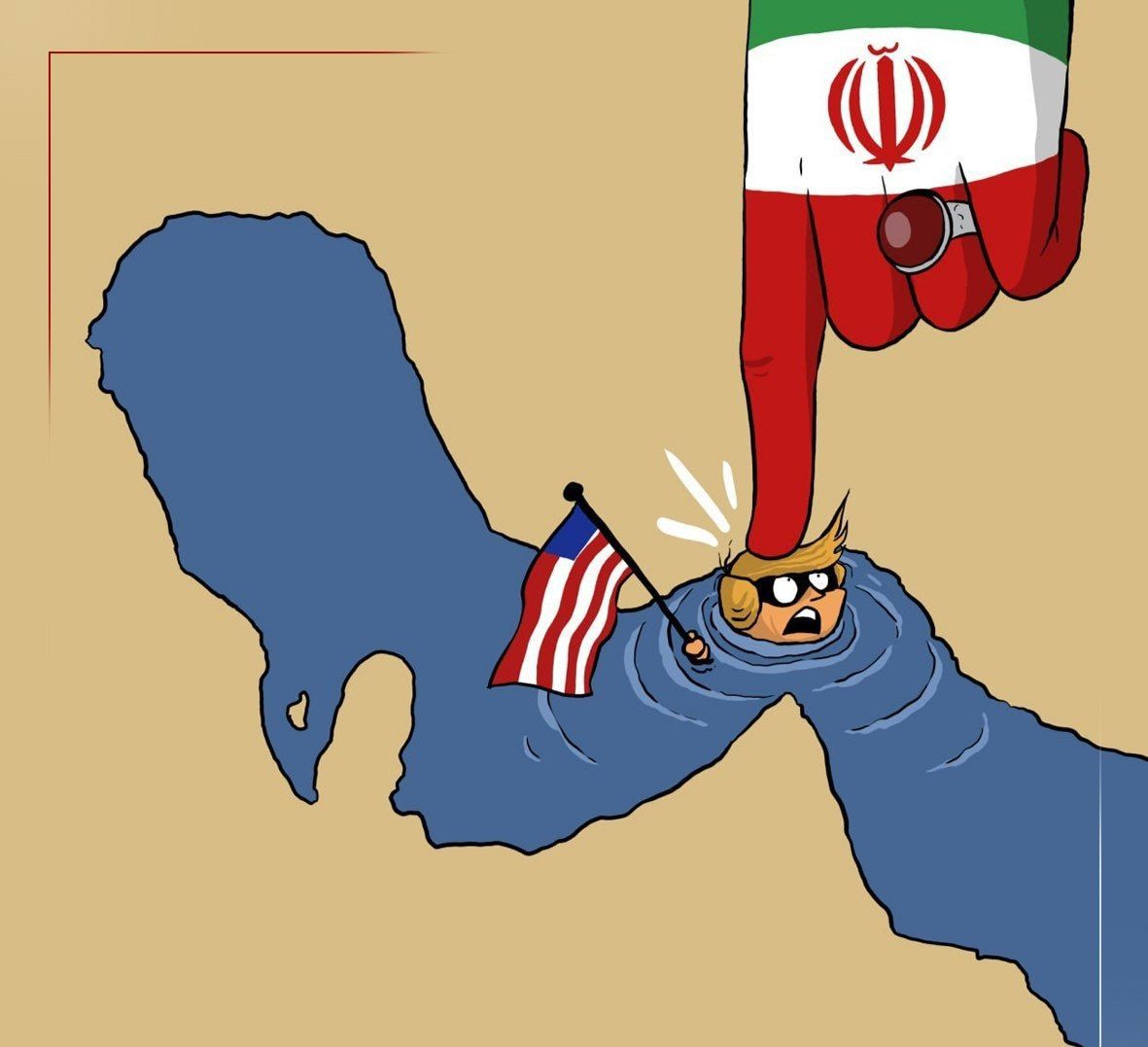 دست برتر ایران در تنگه هرمز